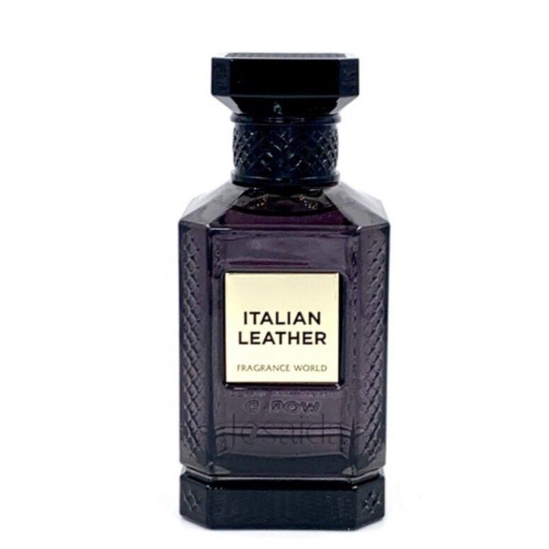 Eau de Parfum Fragrance World Italian Leather 80ml