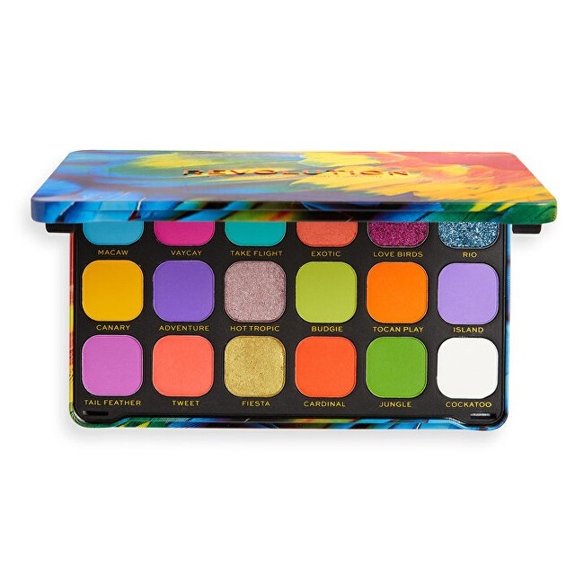 Paletë me hije për sy Revolution Forever Flawless Bird of Paradise, 19.8 g