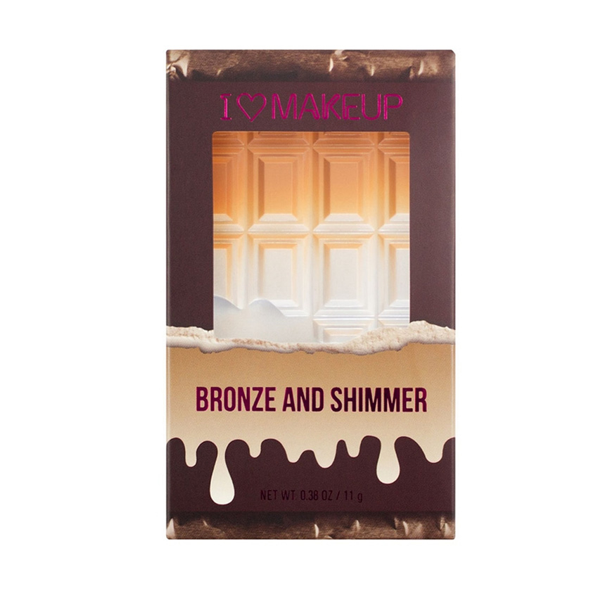Set bronz dhe shkëlqyes Revolution I Heart Makeup, 11g