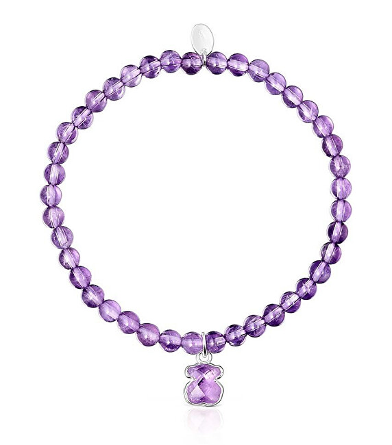 Tous Icon Color нараквица со аметист мушка