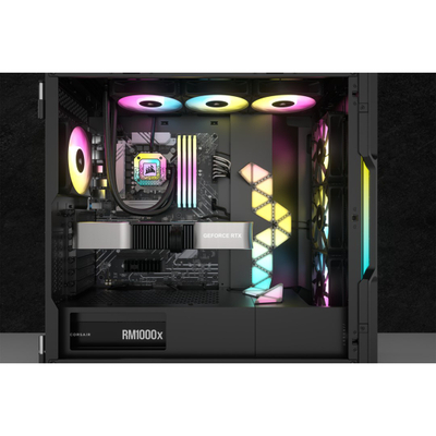 Ftohës me ujë Corsair iCUE H150i ELITE CAPELLIX XT, 12 cm, i zi