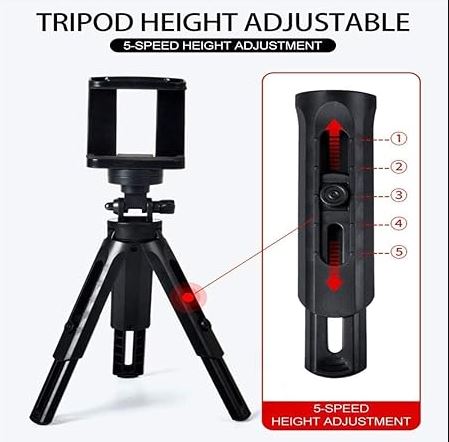 Tripod për telefon TMR, 360 shkallë