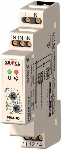 Ndërprerës Zamel PBM-03, 230 V AC, bezhë