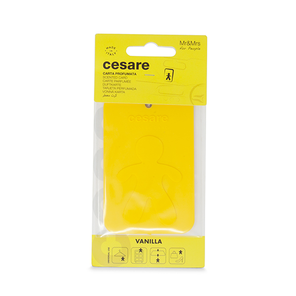 Aromë për veturë Cesare Vanillë, e verdhë