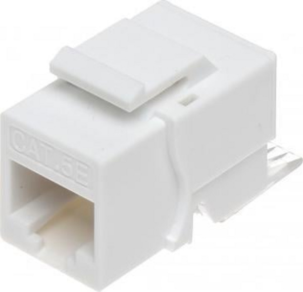 Lidhës fole FX-RJ45-56 Keystone, i bardhë