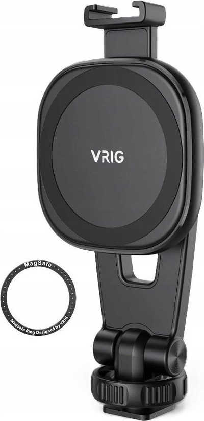 Магнетен држач за статив со MagSafe, за iPhone 12 16, со flash shoe, црн