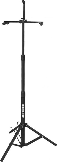 Mbajtëse për llambë Proline, 85-182 cm, e zezë