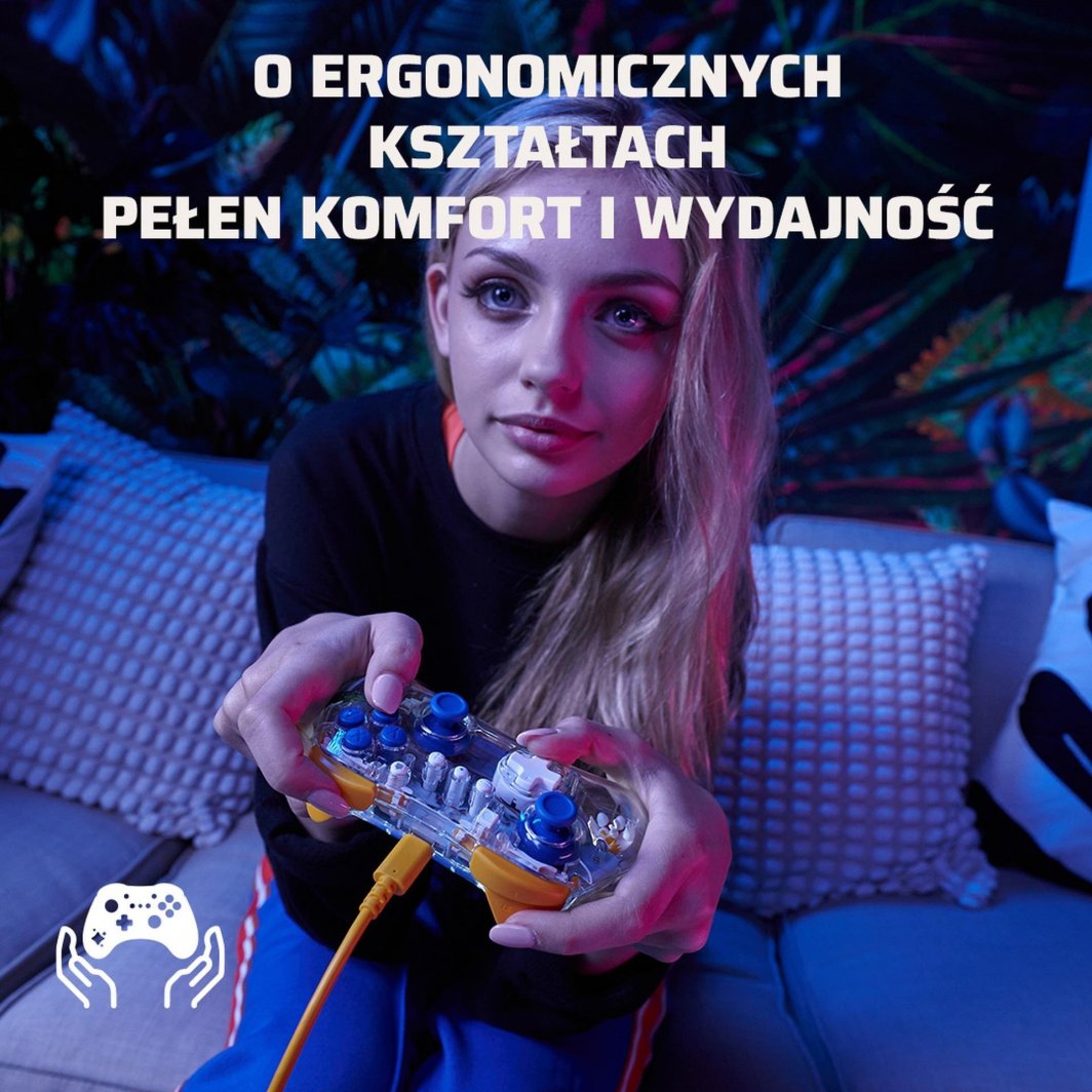 Kontroller PDP RealMz Tails Seaside Hill Zone, me kabllo, shumëngjyrësh