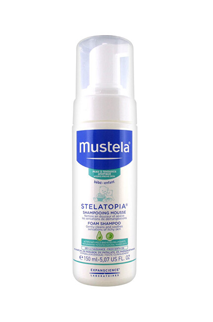 Shampo/Shkumë për fëmijë Mustela Stelatopia (Foam Shampoo) kMUS031, 150 ml