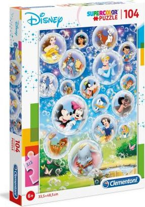 Puzzle Clementoni Super Color Disney Classic, 104 pjese, shumengjyresh ...