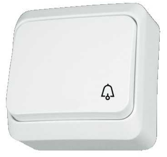 Buton i ziles Schneider Electric, i bardhë