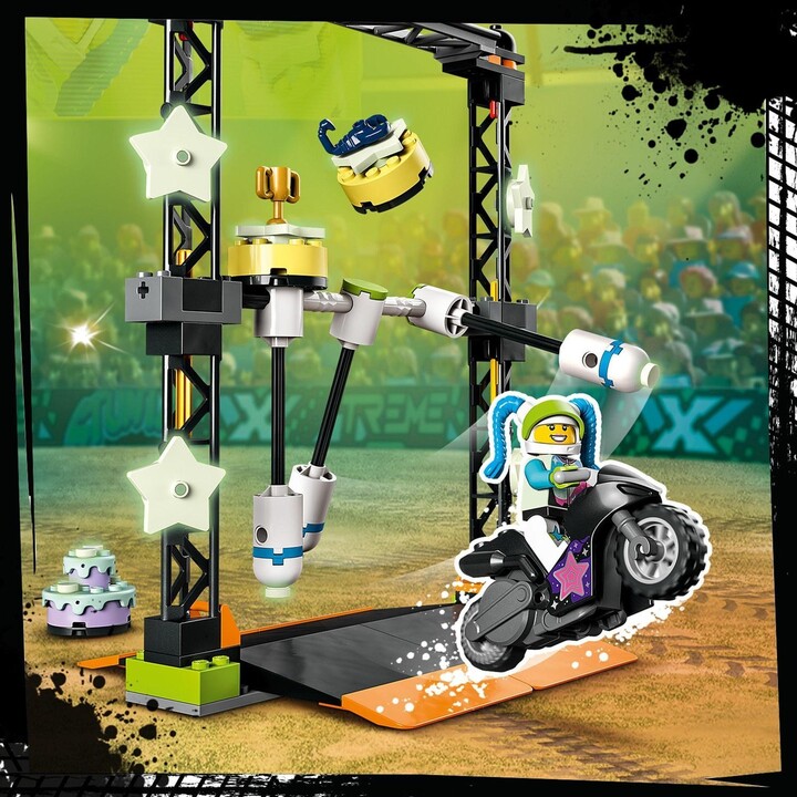 Set lodër LEGO® City 60341 Hammer Stunt Challenge, 117 pjesë