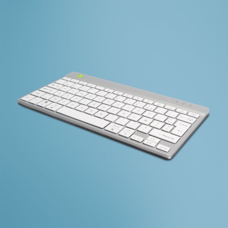 Tastierë R-GO Tools, me kabllo, FR, e bardhë