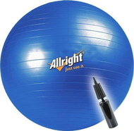 Top për ushtrime Allright, 65cm, i kaltër