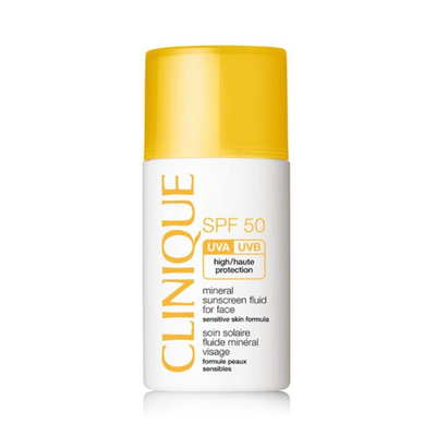 Lëng mbrojtës për fytyrë Clinique SPF 50 ( Mineral Sunscreen Fluid For Face) 30 ml