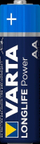 Bateri VARTA Longlife Power AA, 20 copë
