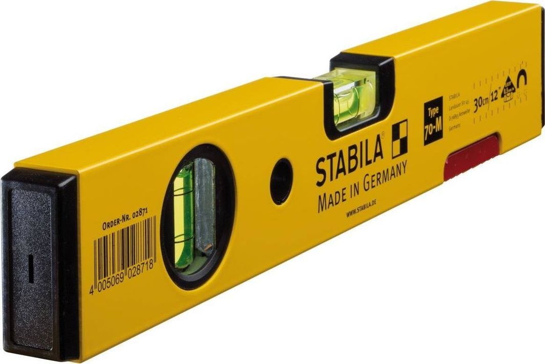 Nivelizues Stabila 70 M, 30 cm, i verdhë