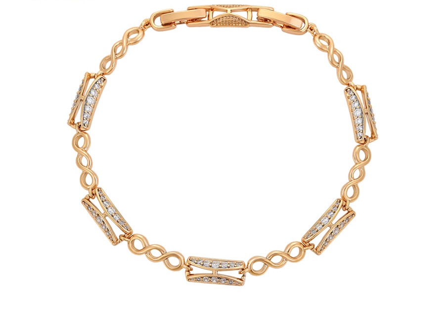 Byzylyk dore Xuping, elegant, i praruar në ari 18k BZD1