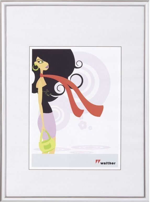 Kornizë fotografie Walther New Lifestyle, 13 x 18 cm, e argjendtë