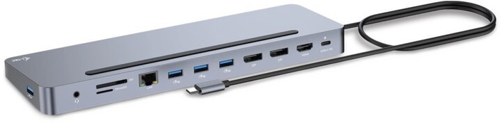 Docking Station i-tec USB-C Metal Ergonomic, 3x 4K Display, PD 100W