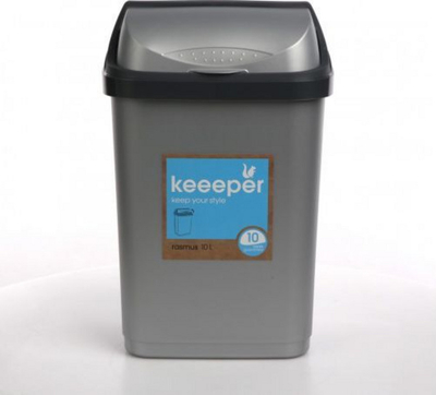 Kosh i mbeturinave NoName (0607002131 Alt), i argjendtë 