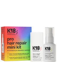 Mini set për riparimin e flokëve K18 Pro, sprej riparues 30ml + maskë riparuese 15ml Mini set për riparimin e flokëve K18 Pro, sprej riparues 30ml + maskë riparuese 15ml