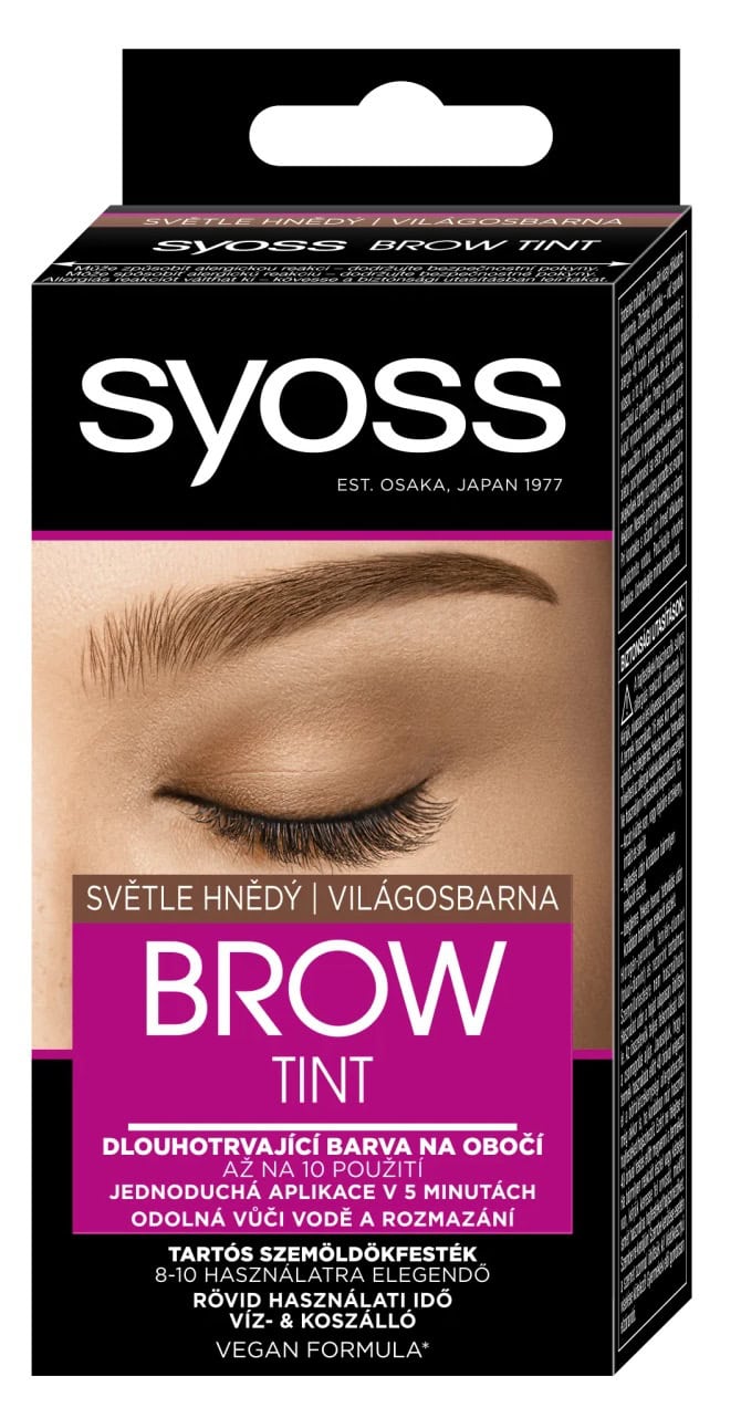 Ngjyrë për vetulla Syoss Brown Tint, Light Brown, 17 ml