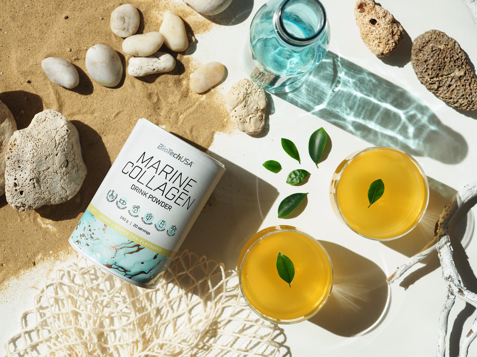Pluhur pije BioTechUSA Marine Collagen, 240 g