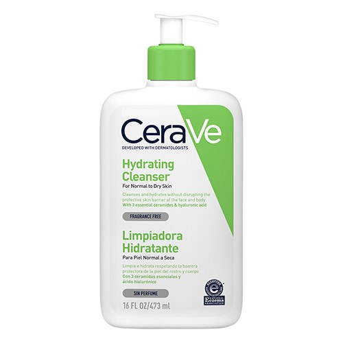 Pastrues hidratues CeraVe, për lëkurë normale në të thatë, 473 ml
