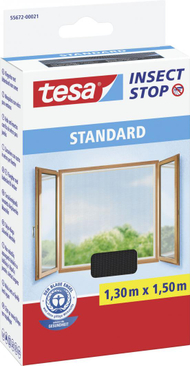 Rrjetë kundër mushkonjave për dritare Tesa Standard (55672-00021-03), 1.30x1.50m