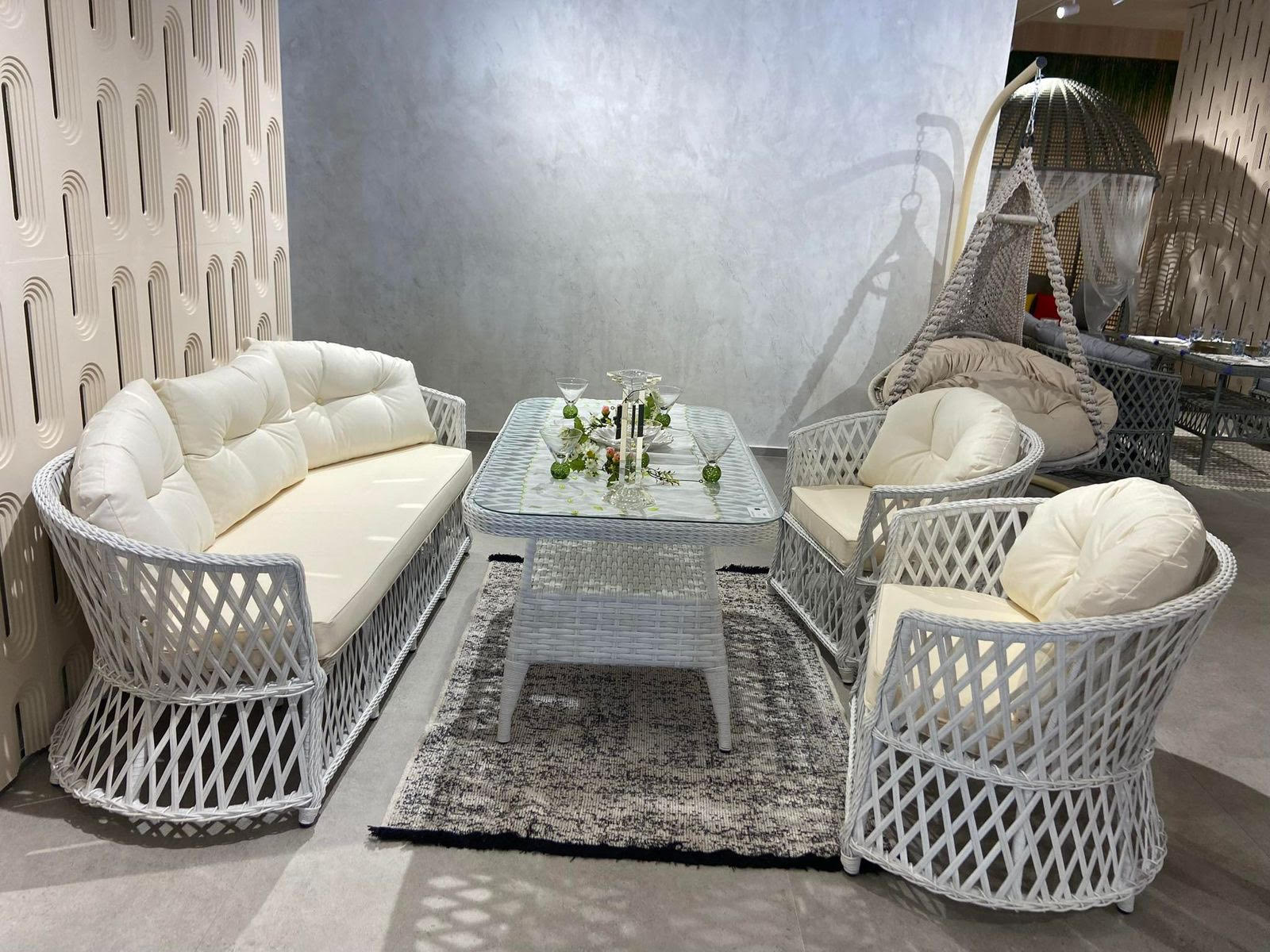 Set tavolinë dhe ulëse kopshti Home Seaon Madrid, bezhë