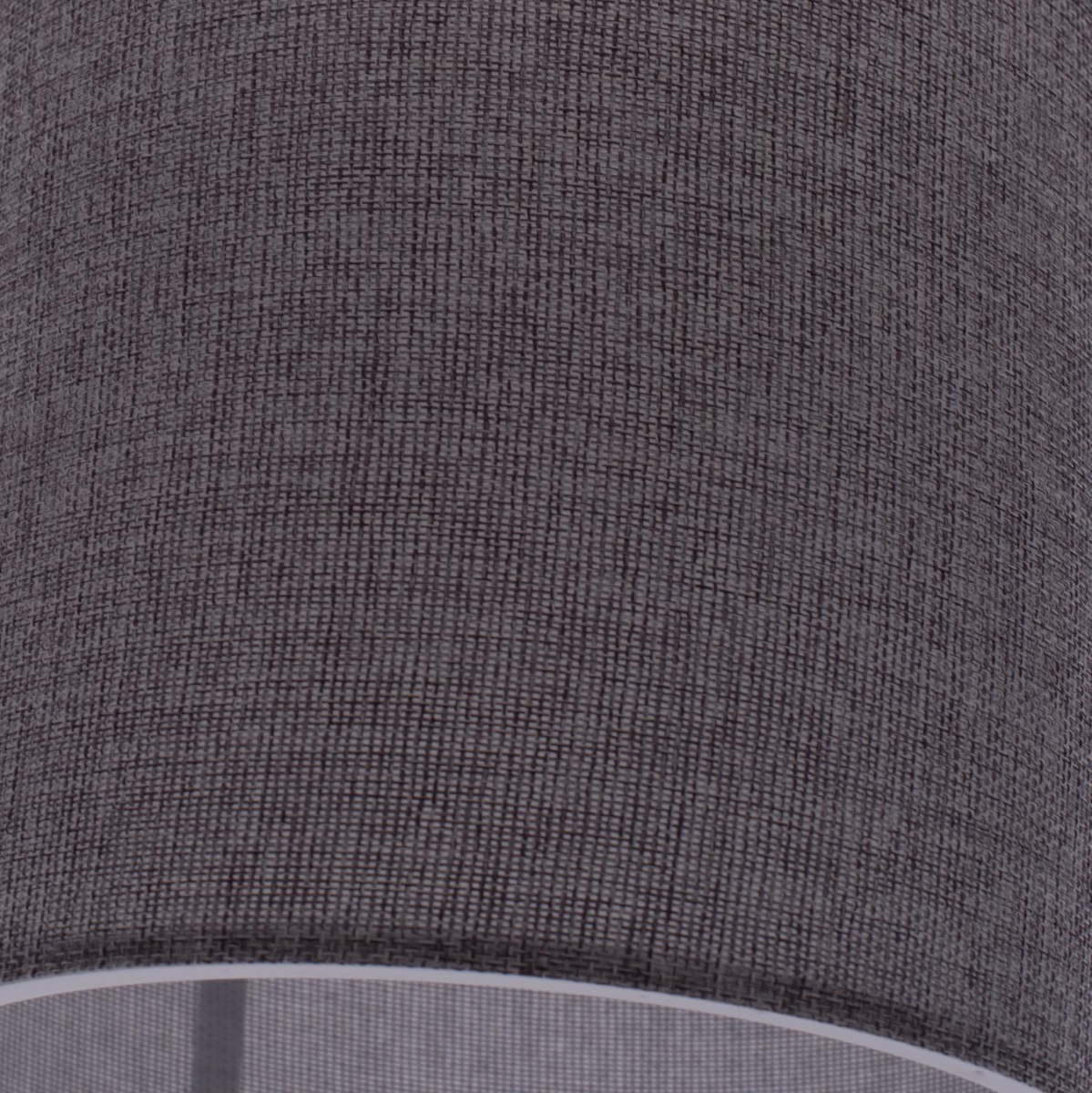 Llambë e varur tavani tavani, abazhur stof cilindrik Ø19×70 cm HM7623.03, gri