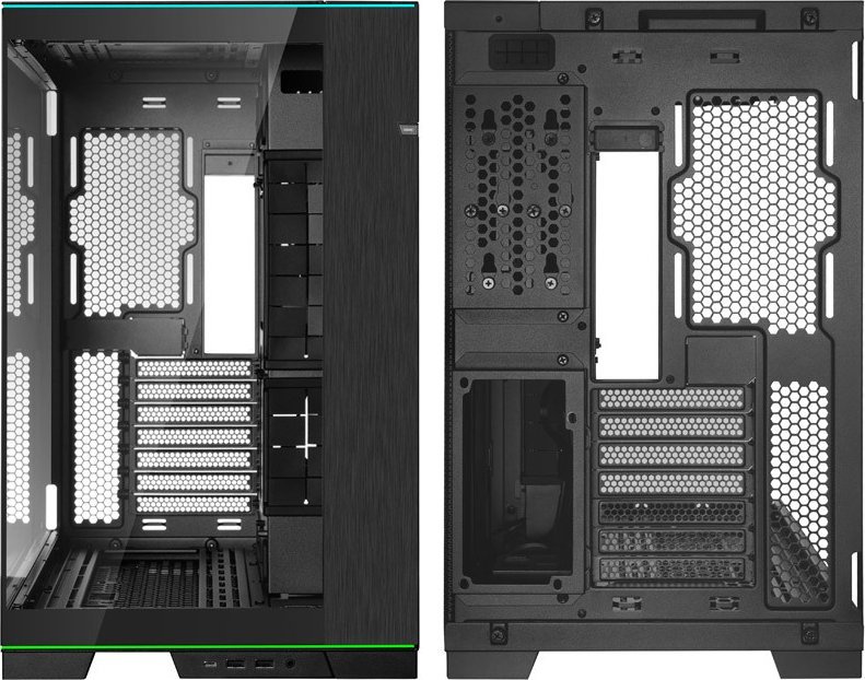 Kasë Lian Li O11 Dynamic EVO RGB, e zezë, Midi Tower