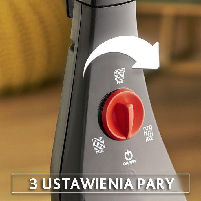 Shtupë me avull Vileda Steam Plus, e zezë