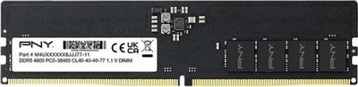 Memorie PNY Performance, DDR5, 16 GB, 4800 MHz, CL40, MD16GSD54800-BLK
