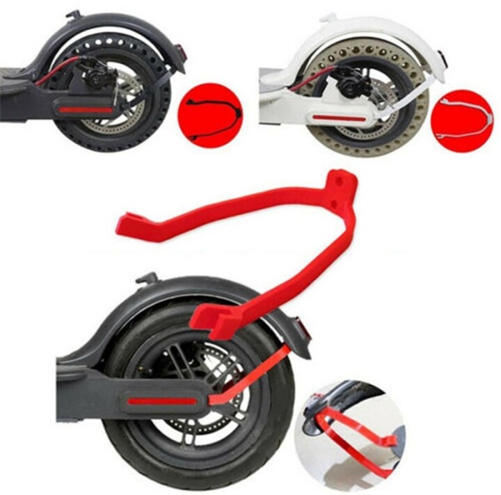 Kllapë mbrojtëse e pasme për Xiaomi Scooter, e bardhë (Bulk)