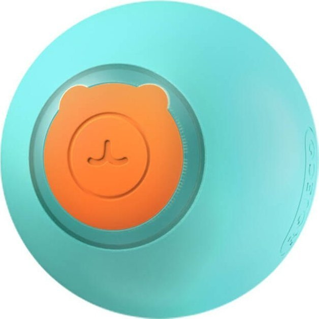 Lodër interaktive për mace Rojeco Interactive Cat Ball, me drita LED, me bateri të rikarikueshme, e gjelbër