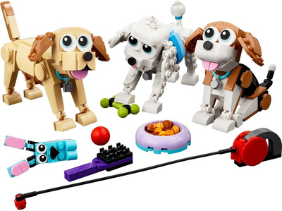 Set LEGO® Creator 31137 Cute dogs, 475 pjesë