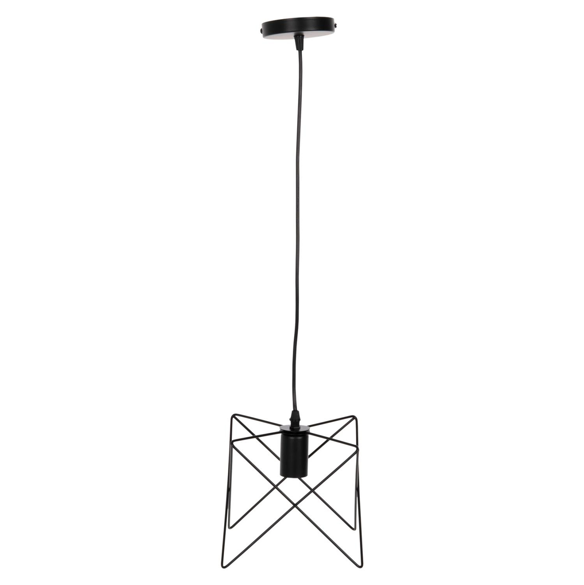 Llambë e varur tavani 18x17x120Hcm (HM4075), zezë