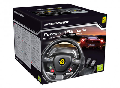 Set vozitjeje Volant Thrustmaster Ferrari 458 Italia për Xbox 360/PC
