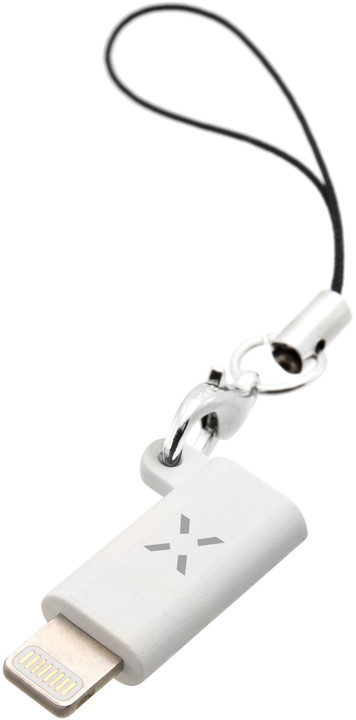 Konvertues FIXED Link, USB-C në Lightning, i bardhë