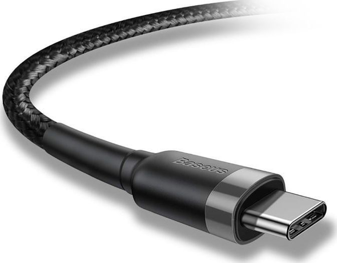 Kabllo USB Baseus Cafule 2xUSB-C, QC 3A, PD, 2 m, e zezë universale