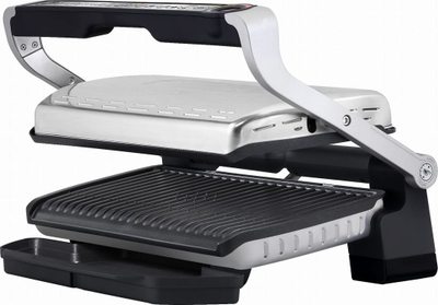 Grill elektrik Tefal GC724D12 OptiGrill + XL, 2000W, i argjendtë / i zi