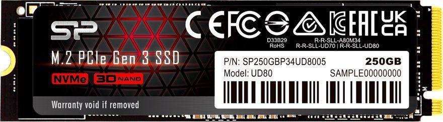 Disk SSD Silicon Power UD80, 250GB, M.2 2280 PCI-E x4 Gen3 NVMe Disk SSD Silicon Power UD80, 250GB, M.2 2280 PCI-E x4 Gen3 NVMe