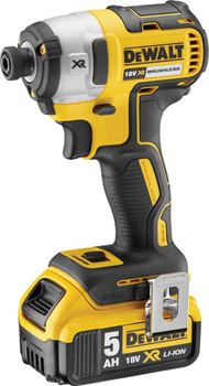 Kaçavidë me goditje DeWalt XR (DCF887P2), 18V, e verdhë/e zezë Kaçavidë me goditje DeWalt XR (DCF887P2), 18V, e verdhë/e zezë