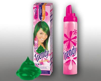 Ngjyrë për flokë Venita Trendy, 75ml, e gjelbër