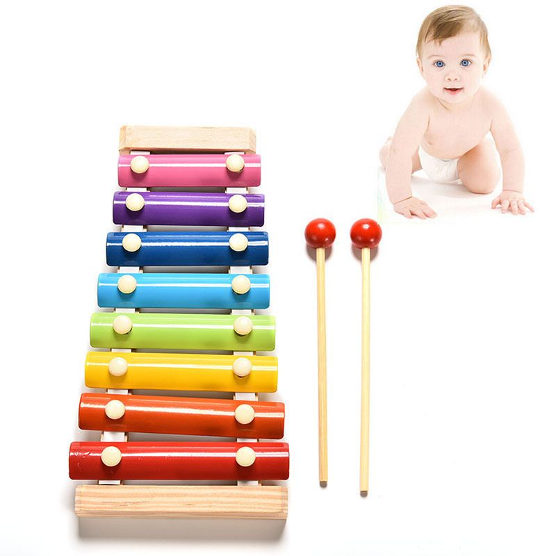 Instrument muzikor Ksilofon nga druri për fëmijë