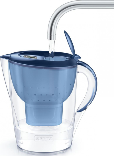 Ibrik me filtër Brita Marella XL MX Plus, i kaltër