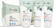 Set Derma Eco pomadë qetësuese për fëmijë 100 ml + krem kujdesi 100 ml + shampon/sapun dushi 150 ml + peceta të lagura 64 copë Set Derma Eco pomadë qetësuese për fëmijë 100 ml + krem kujdesi 100 ml + shampon/sapun dushi 150 ml + peceta të lagura 64 copë