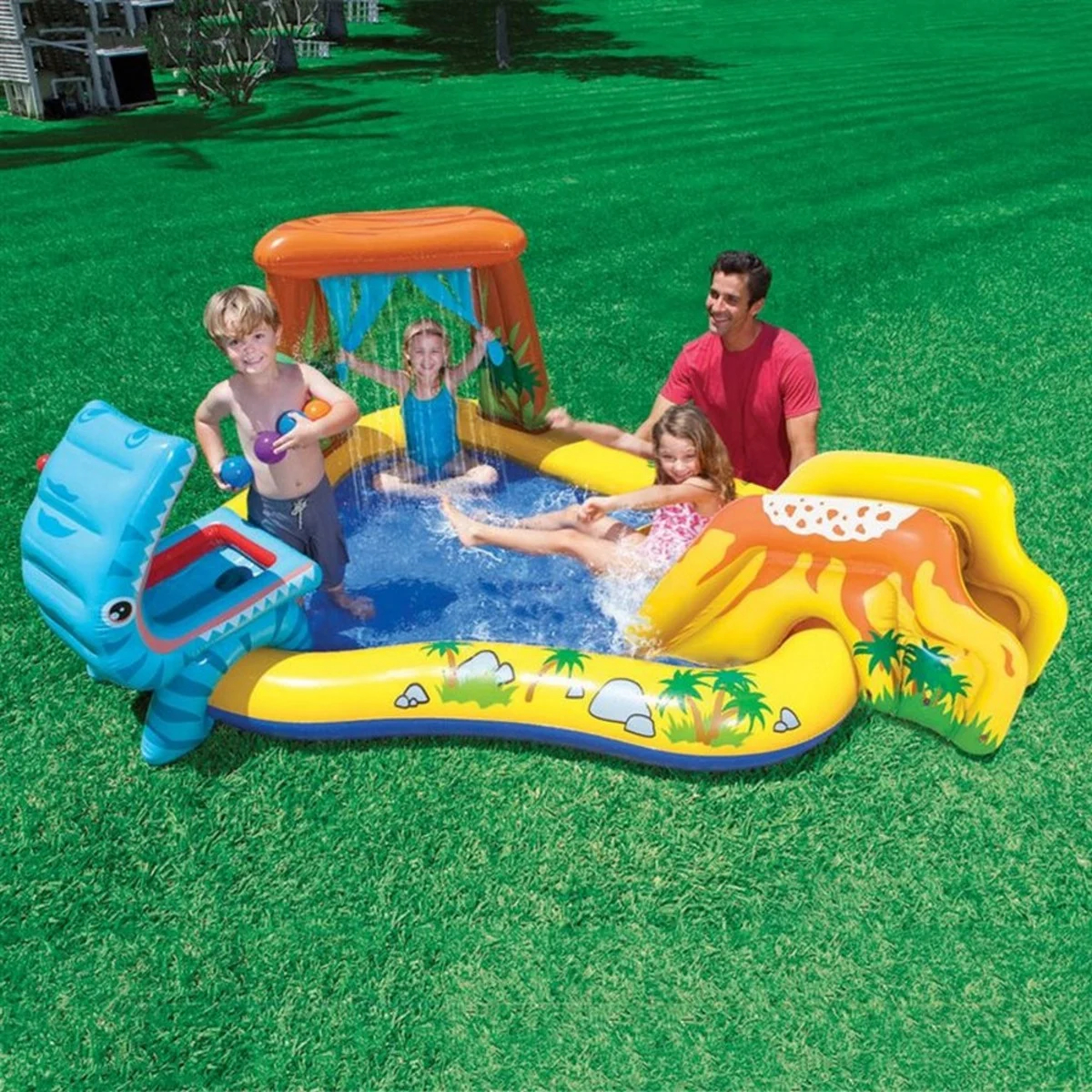 57444 DINOSAUR PLAY CENTER 2.49mx1.91mx1.09m